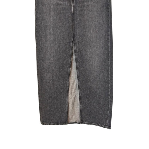 Levi's Premium Women's Ankle Column Denim Skirt- Black- Size 24 - Picture 3 of 11